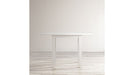 Jofran Eastern Tides Drop Leaf Dining Table in Blanc - Holmwood's Furniture & Design Center (Somersworth, NH)