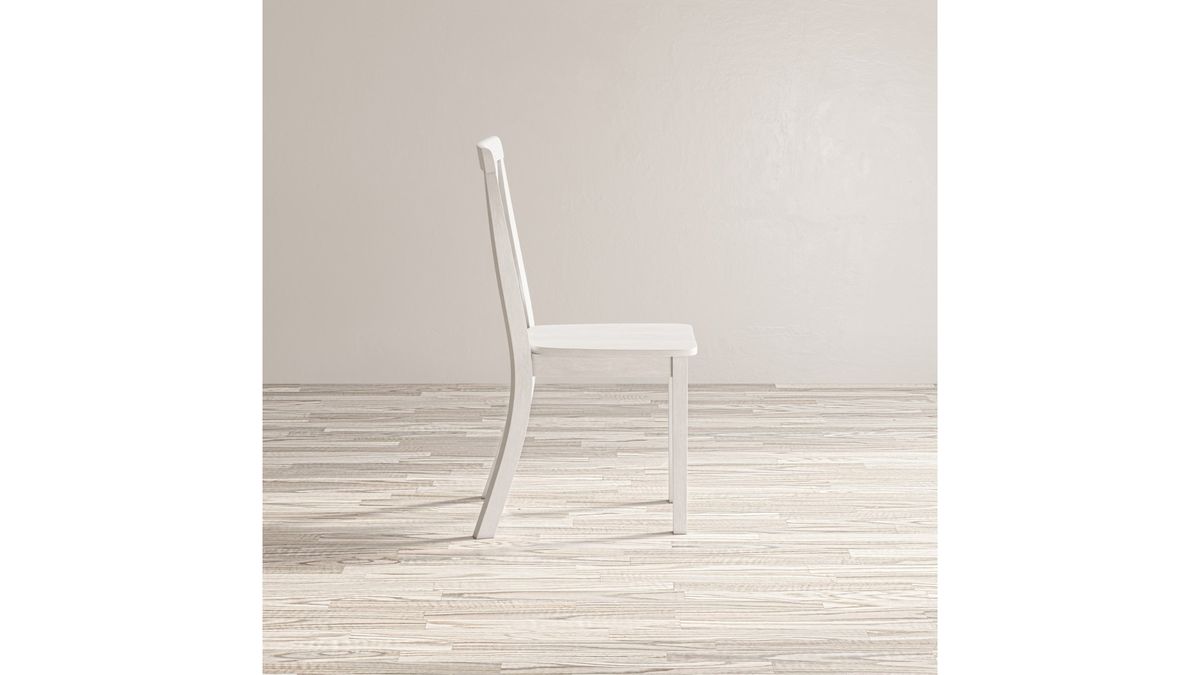 Jofran Eastern Tides X Back Dining Chair in Blanc (Set of 2) - Holmwood's Furniture & Design Center (Somersworth, NH)