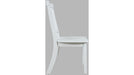 Jofran Eastern Tides X Back Dining Chair in Blanc (Set of 2) - Holmwood's Furniture & Design Center (Somersworth, NH)