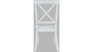 Jofran Eastern Tides X Back Dining Chair in Blanc (Set of 2) - Holmwood's Furniture & Design Center (Somersworth, NH)