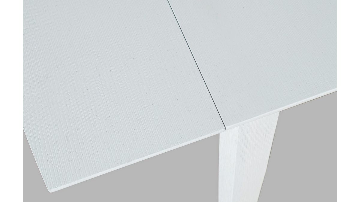 Jofran Eastern Tides Drop Leaf Counter Table in Blanc - Holmwood's Furniture & Design Center (Somersworth, NH)