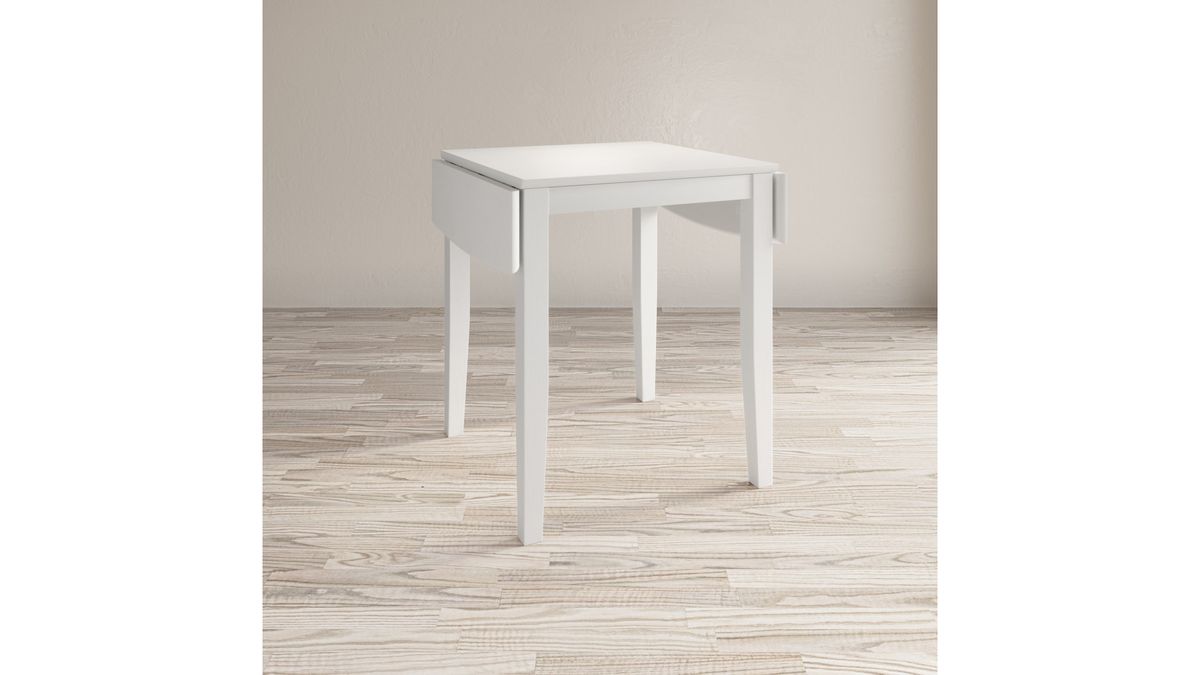Jofran Eastern Tides Drop Leaf Counter Table in Blanc - Holmwood's Furniture & Design Center (Somersworth, NH)