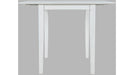 Jofran Eastern Tides Drop Leaf Counter Table in Blanc image