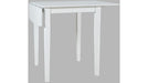 Jofran Eastern Tides Drop Leaf Counter Table in Blanc - Holmwood's Furniture & Design Center (Somersworth, NH)
