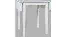 Jofran Eastern Tides Drop Leaf Counter Table in Blanc - Holmwood's Furniture & Design Center (Somersworth, NH)