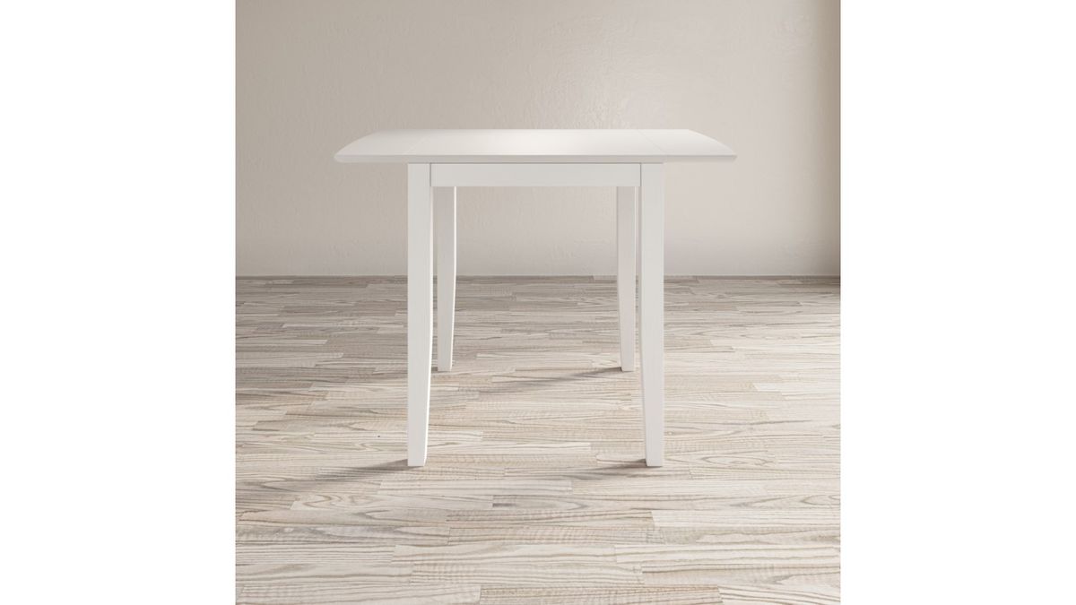 Jofran Eastern Tides Drop Leaf Counter Table in Blanc - Holmwood's Furniture & Design Center (Somersworth, NH)