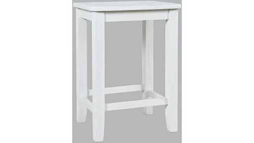 Jofran Eastern Tides Backless Counter Stool in Blanc (Set of 2) - Holmwood's Furniture & Design Center (Somersworth, NH)