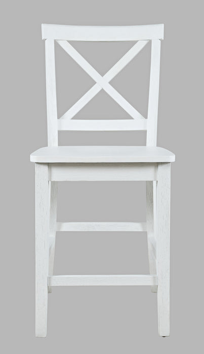Eastern Tides X Back Counter Stool