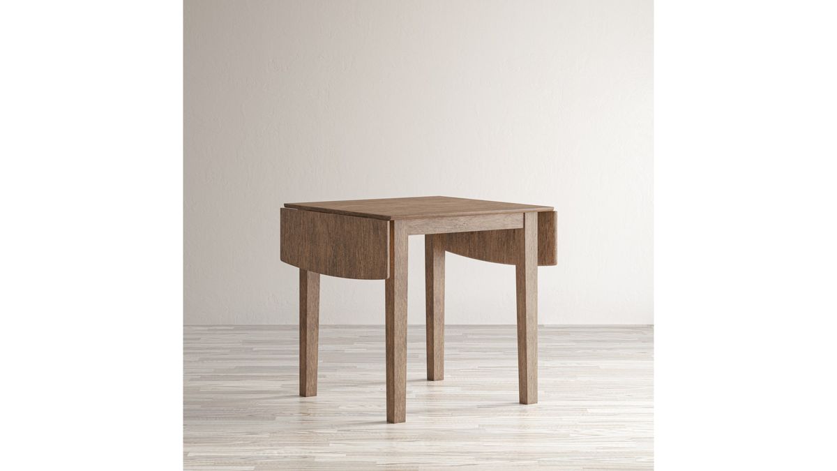 Jofran Eastern Tides Drop Leaf Dining Table in Bisque - Holmwood's Furniture & Design Center (Somersworth, NH)