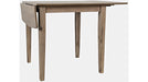 Jofran Eastern Tides Drop Leaf Dining Table in Bisque - Holmwood's Furniture & Design Center (Somersworth, NH)
