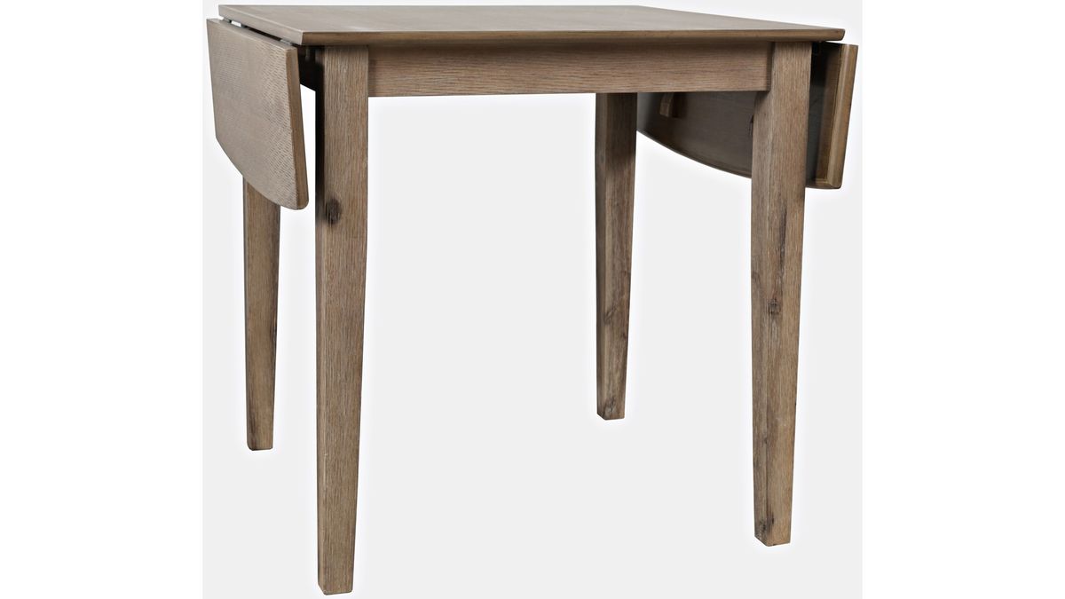 Jofran Eastern Tides Drop Leaf Dining Table in Bisque - Holmwood's Furniture & Design Center (Somersworth, NH)