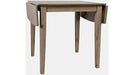 Jofran Eastern Tides Drop Leaf Dining Table in Bisque - Holmwood's Furniture & Design Center (Somersworth, NH)
