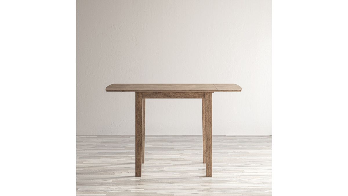 Jofran Eastern Tides Drop Leaf Dining Table in Bisque - Holmwood's Furniture & Design Center (Somersworth, NH)