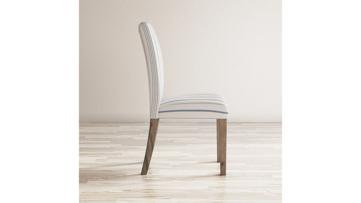 Jofran Eastern Tides Upholstered Dining Chair in Bisque (Set of 2) - Holmwood's Furniture & Design Center (Somersworth, NH)
