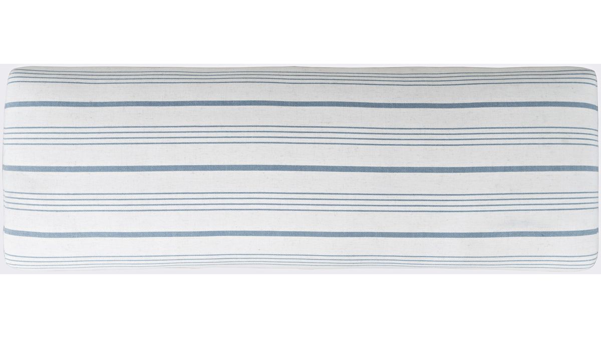 Jofran Eastern Tides Upholstered Bench in Bisque - Holmwood's Furniture & Design Center (Somersworth, NH)