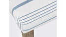 Jofran Eastern Tides Upholstered Bench in Bisque - Holmwood's Furniture & Design Center (Somersworth, NH)