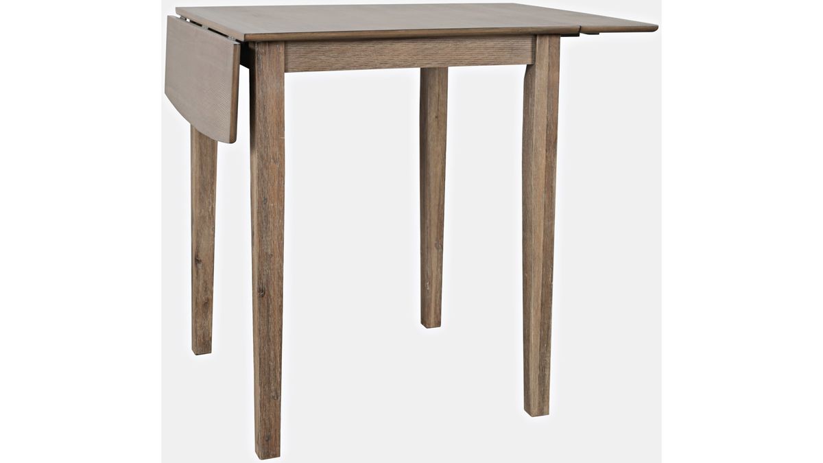 Jofran Eastern Tides Drop Leaf Counter Table in Bisque - Holmwood's Furniture & Design Center (Somersworth, NH)