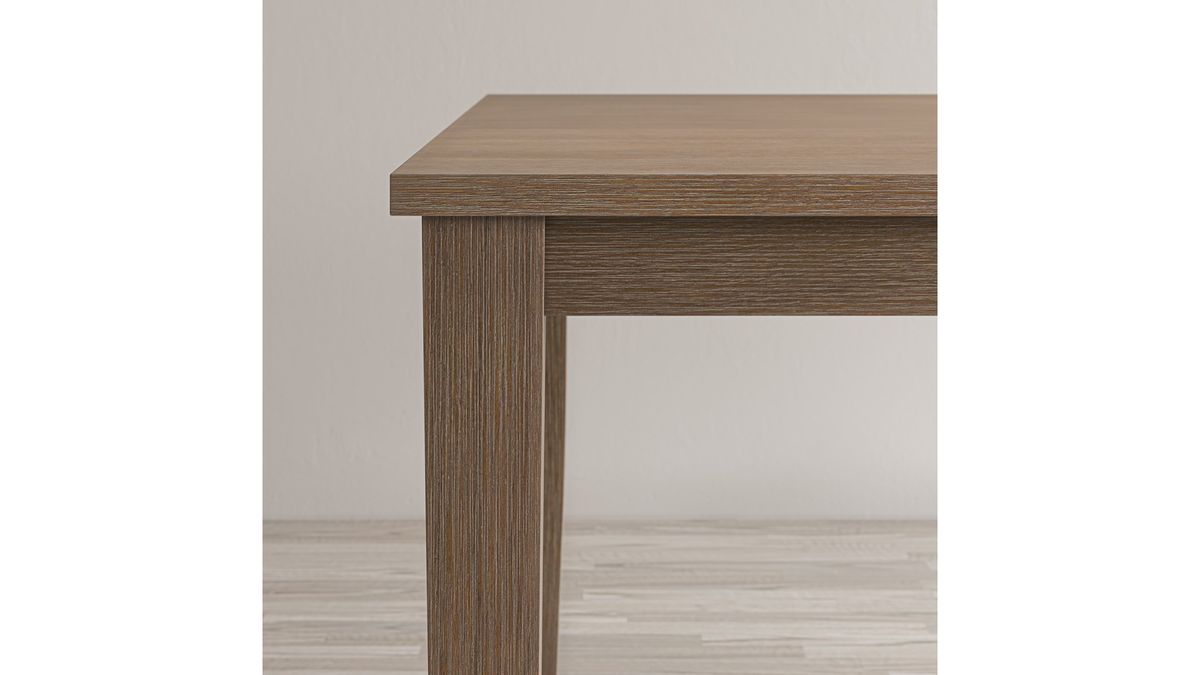 Jofran Eastern Tides Extension Dining Table in Bisque - Holmwood's Furniture & Design Center (Somersworth, NH)