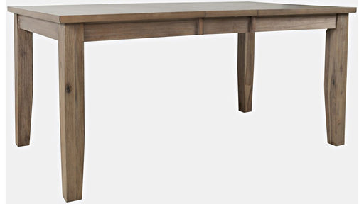 Jofran Eastern Tides Extension Dining Table in Bisque - Holmwood's Furniture & Design Center (Somersworth, NH)