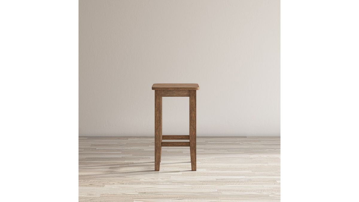 Jofran Eastern Tides Backless Counter Stool in Bisque (Set of 2) - Holmwood's Furniture & Design Center (Somersworth, NH)