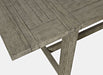 Jofran Telluride Rustic Distressed Pine 127" Trestle Counter Table with Two Leaves in Driftwood Grey - Holmwood's Furniture & Design Center (Somersworth, NH)