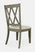 Jofran Telluride Rustic Distressed Pine Dining Chair (Set of 2) in Driftwood Gray - Holmwood's Furniture & Design Center (Somersworth, NH)