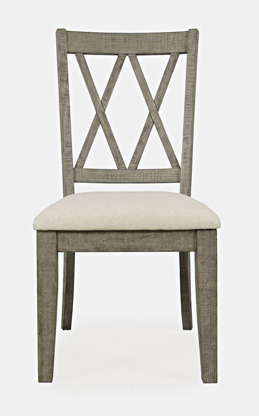 Jofran Telluride Rustic Distressed Pine Dining Chair (Set of 2) in Driftwood Gray image