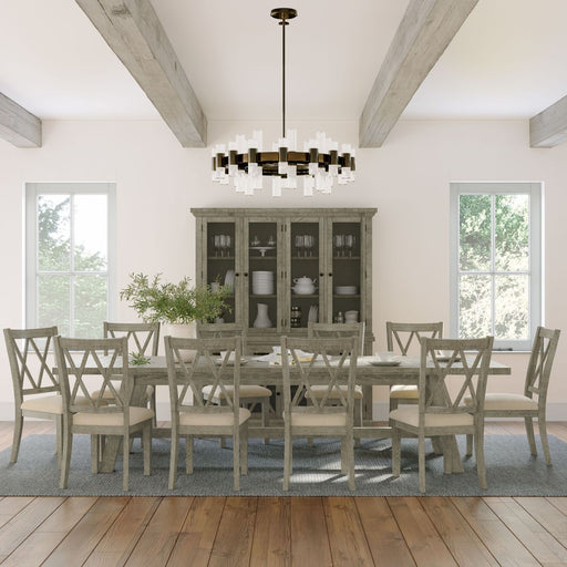 Jofran Telluride Rustic Distressed Pine Dining Chair (Set of 2) in Driftwood Gray - Holmwood's Furniture & Design Center (Somersworth, NH)