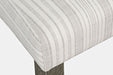 Jofran Telluride Contemporary Rustic Pine Parsons Striped Upholstery Counter Stool (Set of 2) in Driftwood Grey - Holmwood's Furniture & Design Center (Somersworth, NH)