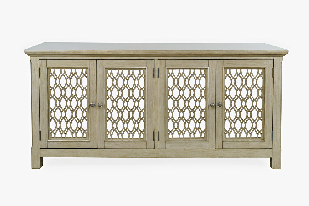 Isabella 69 inch Mirrored Accent Cabinet