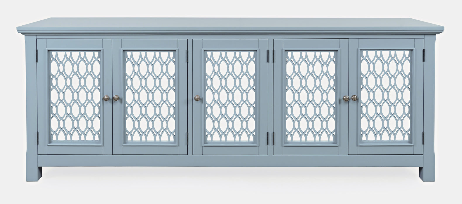 Isabella 86 inch Mirrored Accent Cabinet