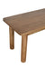 Jofran Bodhi 50" Rustic Solid Wood Dining Bench in Golden - Holmwood's Furniture & Design Center (Somersworth, NH)