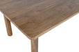 Jofran Bodhi 70" Rustic Solid Wood Dining Table in Golden - Holmwood's Furniture & Design Center (Somersworth, NH)
