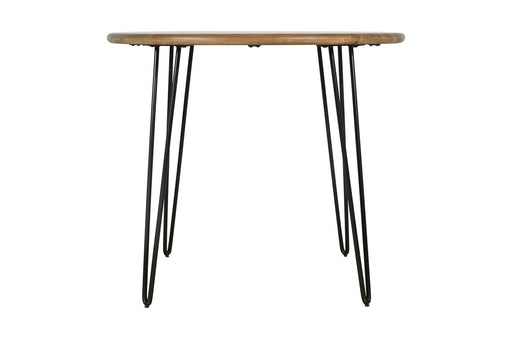 Jofran Brennan 42" Round Modern Contemporary Solid Wood Counter Height Dining Table in Golden image