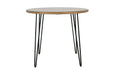 Jofran Brennan 42" Round Modern Contemporary Solid Wood Dining Table in Golden image