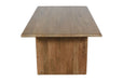 Jofran Burke 54" Rustic Modern Solid Wood Dining Bench in Golden - Holmwood's Furniture & Design Center (Somersworth, NH)