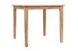 Jofran Colby 40" Square Traditional Classic Solid Hardwood Counter Height Dining Table in Light Brown - Holmwood's Furniture & Design Center (Somersworth, NH)