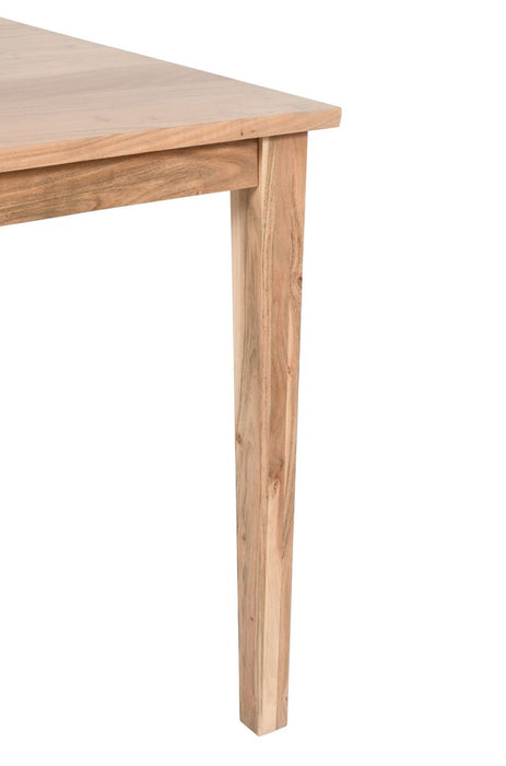 Jofran Colby 40" Square Traditional Classic Solid Hardwood Counter Height Dining Table in Light Brown - Holmwood's Furniture & Design Center (Somersworth, NH)
