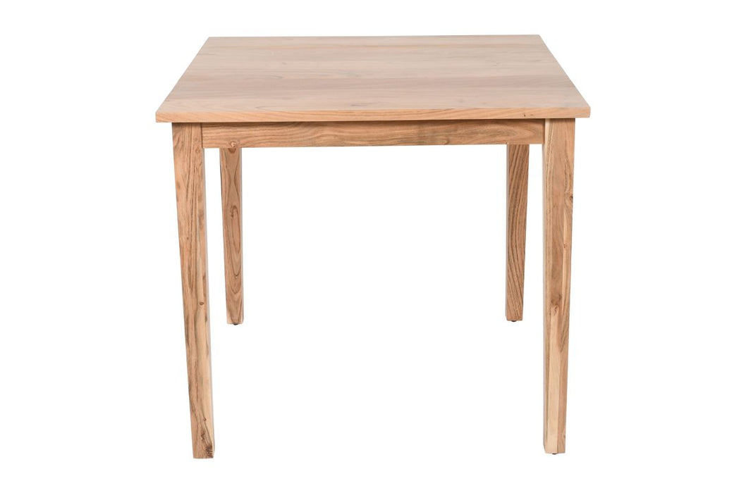 Jofran Colby 40" Square Traditional Classic Solid Hardwood Counter Height Dining Table in Light Brown image