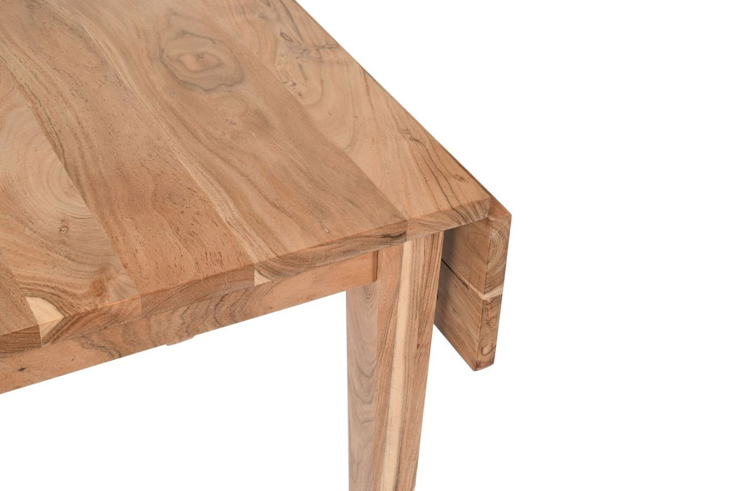Jofran Colby 48" Traditional Classic Solid Hardwood Dropleaf Dining Table in Natural - Holmwood's Furniture & Design Center (Somersworth, NH)