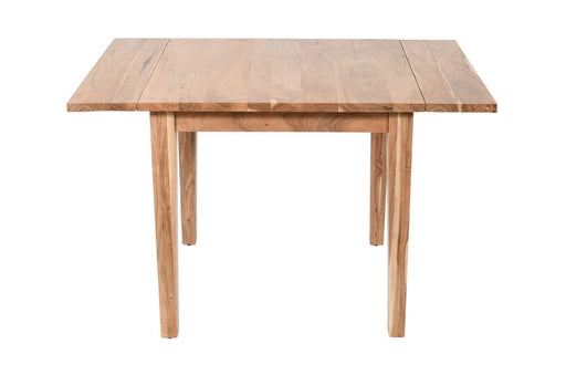 Jofran Colby 48" Traditional Classic Solid Hardwood Dropleaf Dining Table in Natural image