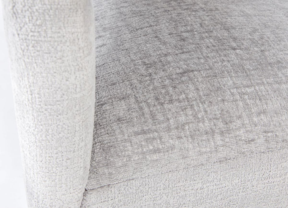 Jofran Gwen Modern Luxury Jacquard Fabric Upholstered Sculpture Armchair in Grey - Holmwood's Furniture & Design Center (Somersworth, NH)