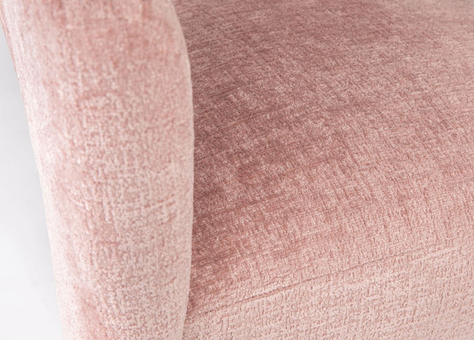 Jofran Gwen Modern Luxury Jacquard Fabric Upholstered Sculpture Armchair in Pink - Holmwood's Furniture & Design Center (Somersworth, NH)