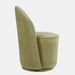 Jofran Landon Mid-Century Modern Upholstered Swivel Dining Chair (Set of 2) in Green - Holmwood's Furniture & Design Center (Somersworth, NH)