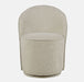 Jofran Landon Mid-Century Modern Upholstered Swivel Dining Chair (Set of 2) in Gray image