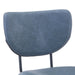 Jofran Owen Contemporary Modern Faux Leather Split-Back Upholstered Counter Height Barstool (Set of 2) in Slate - Holmwood's Furniture & Design Center (Somersworth, NH)