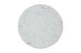 Jofran Rowan 42" Modern Luxury Pedestal Round Marble Dining Table in White - Holmwood's Furniture & Design Center (Somersworth, NH)