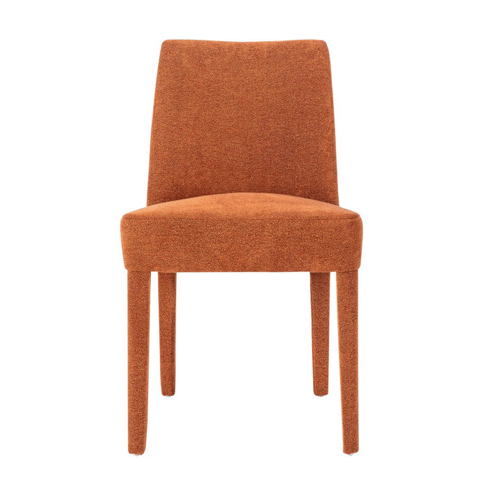 Jofran Wilson Mid-Century Modern Contemporary Upholstered Vintage Dining Chair (Set of 2) in Auburn image