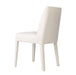 Jofran Wilson Mid-Century Modern Contemporary Upholstered Vintage Dining Chair (Set of 2) in Ivory - Holmwood's Furniture & Design Center (Somersworth, NH)