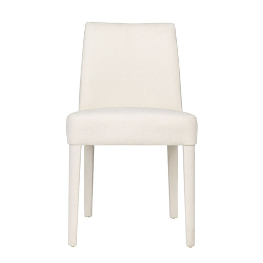 Jofran Wilson Mid-Century Modern Contemporary Upholstered Vintage Dining Chair (Set of 2) in Ivory image